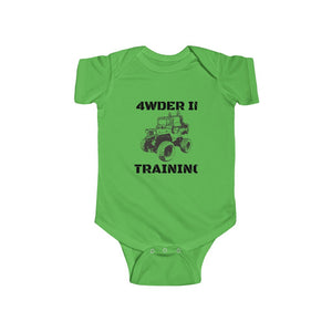 "4WDER In Training" Baby Bodysuit