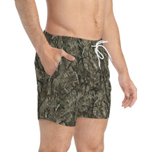 Load image into Gallery viewer, Camo Mens Swim Trunks