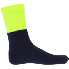 Load image into Gallery viewer, HIVIS Two Tone Acrylic 3 Pack Work Socks - S123