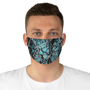 Blue Camo Reusable Face Mask