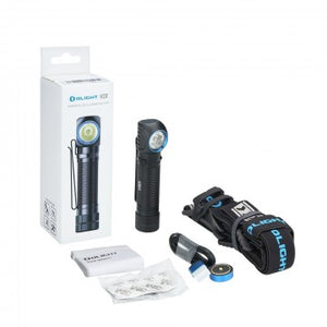 Olight H2R 2300 lumen rechargeable LED headlamp and angle torch