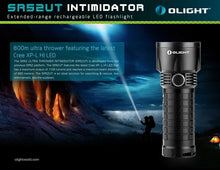 Load image into Gallery viewer, Olight SR52UT Intimidator XP-L HI 800m rechargeable kit