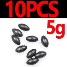 Load image into Gallery viewer, 10PCS Reusable Olive Shape Lead Sinkers