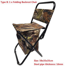 Load image into Gallery viewer, Portable Folding Camp Chair With Insulated Cooler