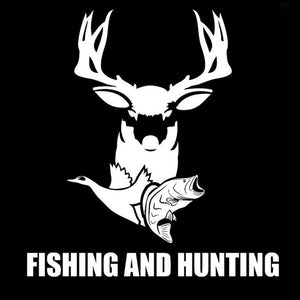 Fishing and Hunting Animal Sticker