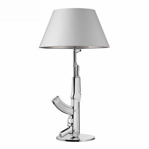 Gun Table Lamps (Available in Gold or Silver)