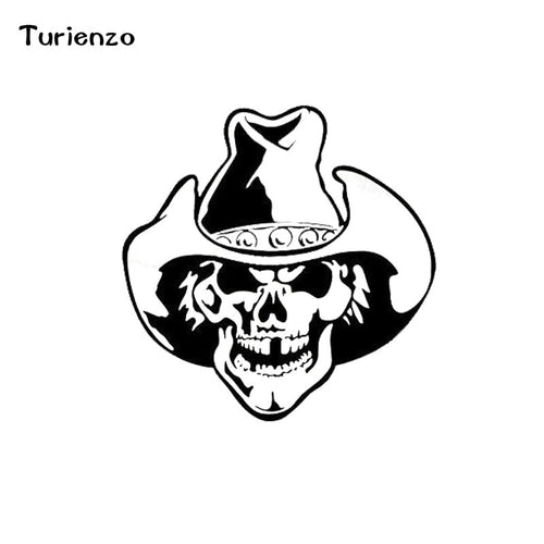 Cowboy Skull Stickers