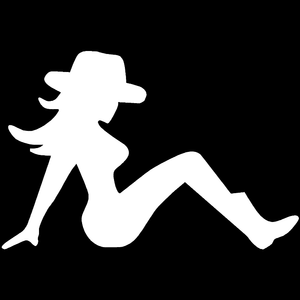 Sexy Cowgirl Sticker