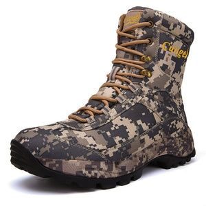 Outdoor Hiking Or Hunting Boots