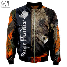 Load image into Gallery viewer, 3D Boar Hunter Unisex Bomber Jacket