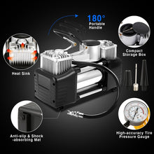 Load image into Gallery viewer, 12V 150PSI Portable Air Compressor