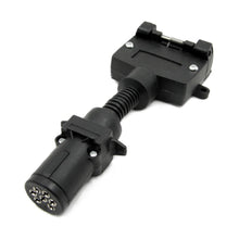 Load image into Gallery viewer, Trailer Connector plug 7 Pin Round Female to Flat Female