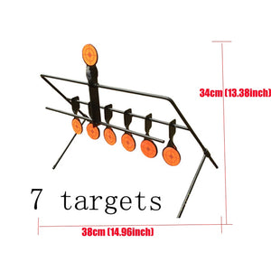 Automatic Reset Rotating 7 Targets
