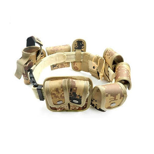 Set of 10 Tactical Belt & Accessories (4 colours available)