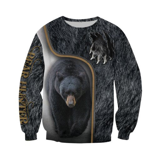 3D Bear Hunter Sweat shirt