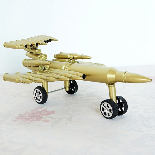 Handcrafted Bullet Shell Casings Airplane