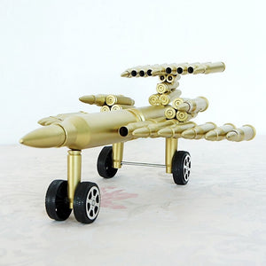 Handcrafted Bullet Shell Casings Airplane