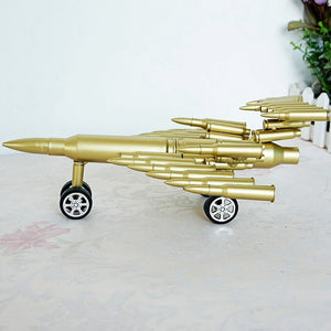 Handcrafted Bullet Shell Casings Airplane