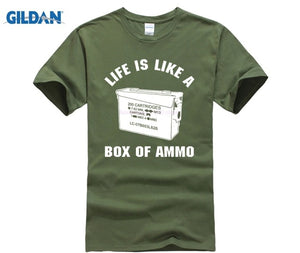 Life Is Like A Box Of Ammo T-shirt Men & Women