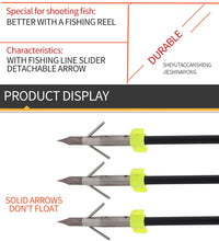 Load image into Gallery viewer, 3, 6 or 12 Pack Fishing Arrows For Recurve/Compound Bow