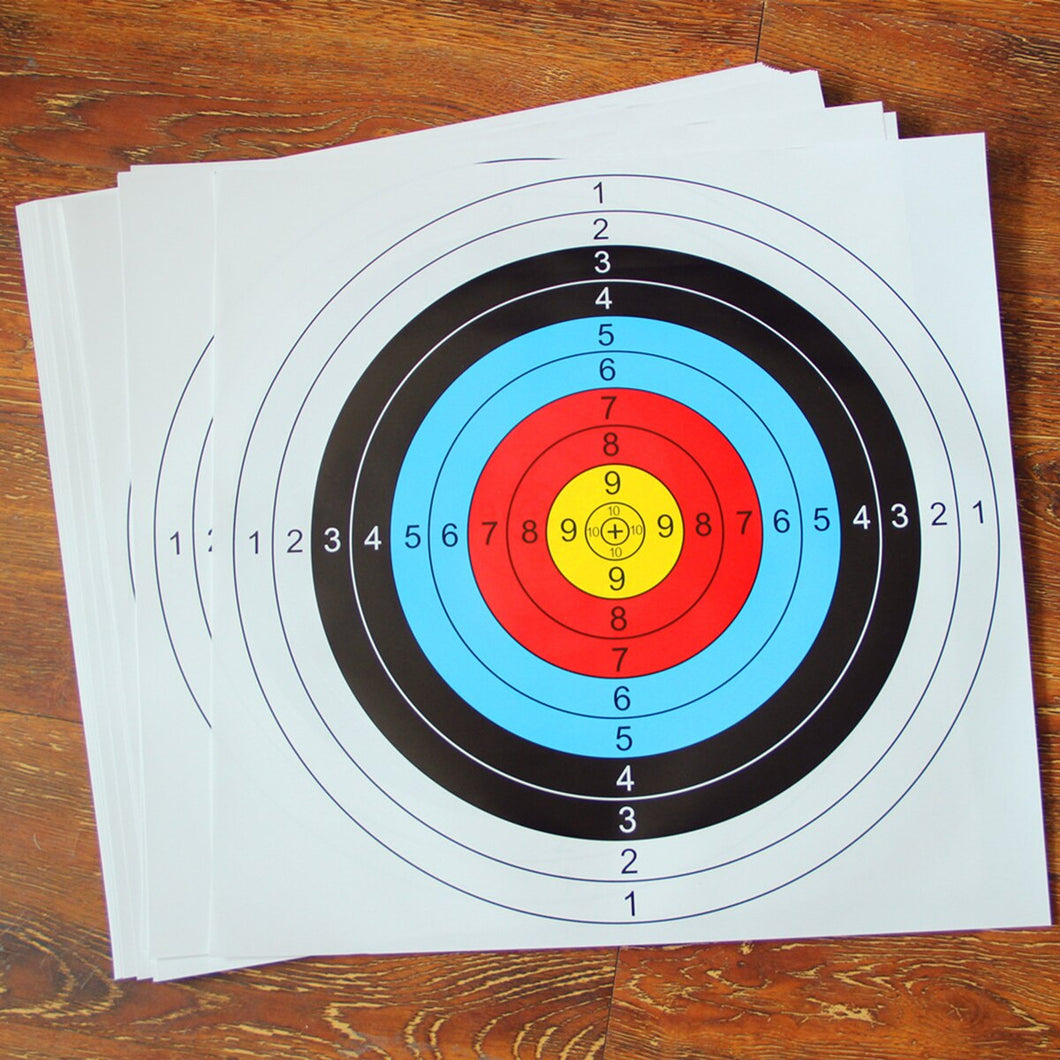 30 x Archery Target Paper