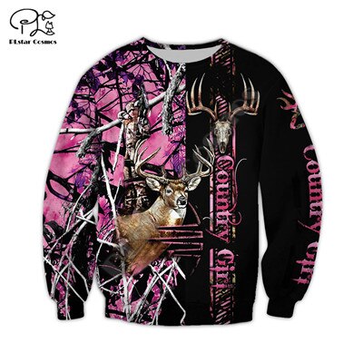 3D Country Girl Black & Pink Hoodie, Jacket or Sweatshirt