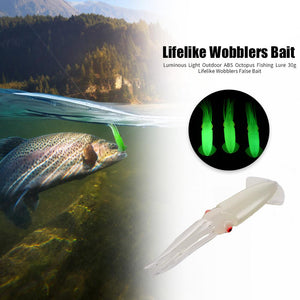 Twitching Squid LED Light Fishing Lure