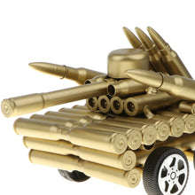 Load image into Gallery viewer, Handcrafted Bullet Casings Mini Army Tank Model