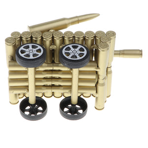 Handcrafted Bullet Casings Mini Army Tank Model