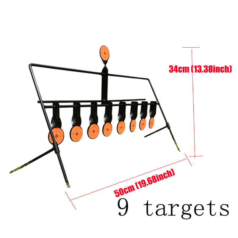 Automatic Reset Rotating 9 Targets