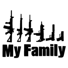 Load image into Gallery viewer, My Family Gun Sticker
