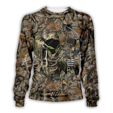 Load image into Gallery viewer, 3D Camo Bow Hunter Hoodie, Jacket or Sweatshirt