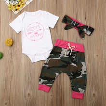 Load image into Gallery viewer, Baby Camo 3 piece Set