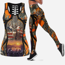 Load image into Gallery viewer, 3D Orange Deer/American flag Tank Top, Leggings or set
