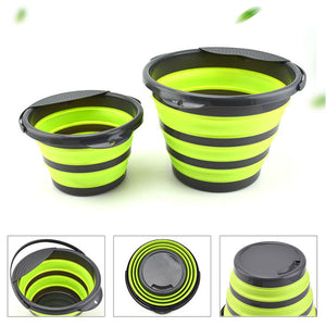 4L or 10L Portable Folding Collapsible Bucket