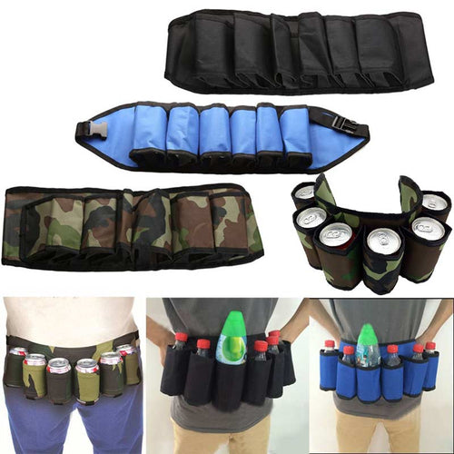 Portable 6 Pack Drink Belt Holster