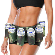 Load image into Gallery viewer, Portable 6 Pack Drink Belt Holster