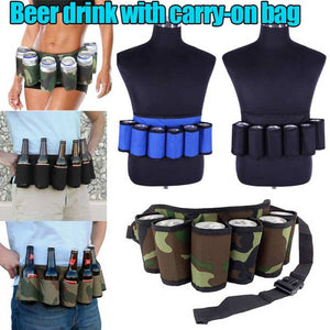 Portable 6 Pack Drink Belt Holster