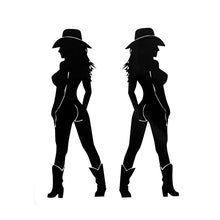 Load image into Gallery viewer, Two Sexy Cowgirl Stickers