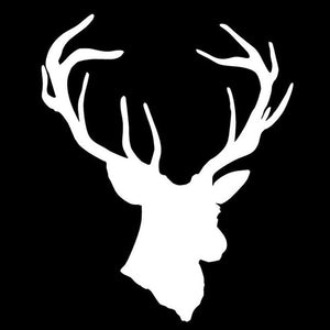 Deer Head Vinyl Sticker