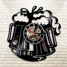Load image into Gallery viewer, Wall Clock Beer