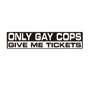 GAY COPS sticker