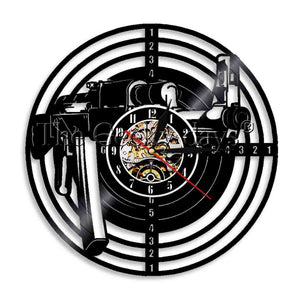 Wall clock Rifle