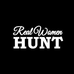"Real Women Hunt" Vinyl Car Sticker/Decal