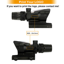 Load image into Gallery viewer, 4X32 ACOG Scope with BDC/Chevron/Horseshoe Reticle