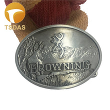 Load image into Gallery viewer, Browning Hunting Oval Belt Buckle