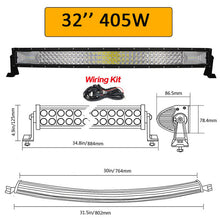 Load image into Gallery viewer, Auxtings 22&quot; 32&quot; 42&quot; 52&quot;inch Curved Led Light Bars