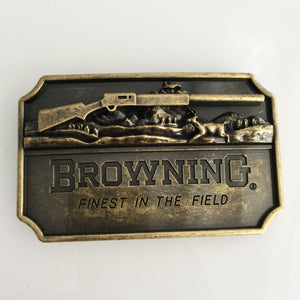 Browning Hunting Belt Buckle Bronze